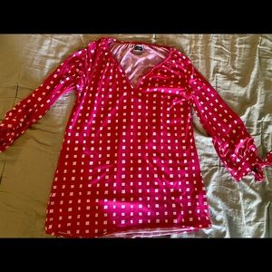 Hot pink mud pie king sleeve top